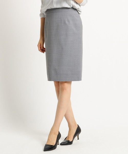 INDIVI(インディヴィ)の「ストレッチタイトスカート(スーツスカート・レディース・ブラック/ネイビー系2/グレー/ブラック系2/グレー系4・36/38/40/34)」の1枚目の写真