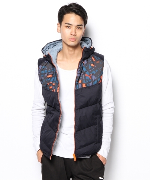 PUMA（プーマ）の「リバーシブル ダウンベスト - i like PUMA（ダウン