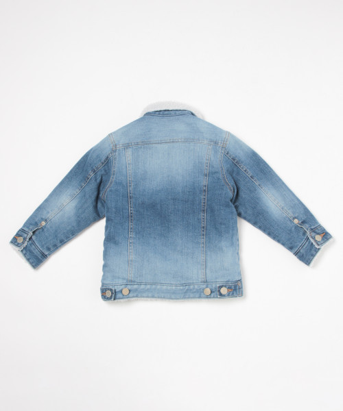 BAYFLOW（ベイフロー）の「[KIDS]ボアランチジャケット（ブルゾン・キッズ・オレンジ/クリアブルー/ベージュ・LARGE/MEDIUM/SMALL/XX-LARGE/X-LARGE）」の4枚目の写真