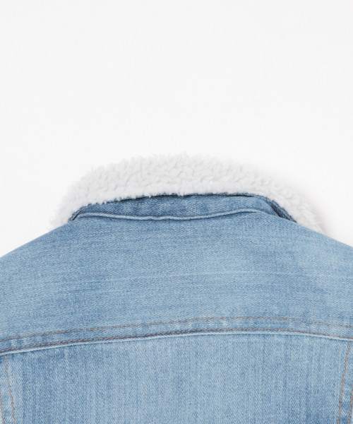 BAYFLOW（ベイフロー）の「[KIDS]ボアランチジャケット（ブルゾン・キッズ・オレンジ/クリアブルー/ベージュ・LARGE/MEDIUM/SMALL/XX-LARGE/X-LARGE）」の15枚目の写真