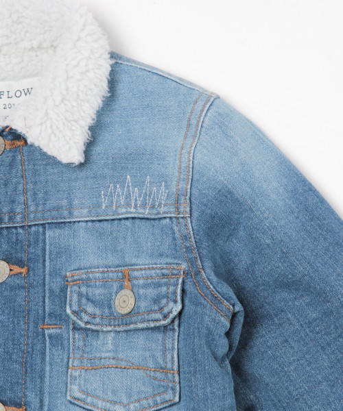 BAYFLOW（ベイフロー）の「[KIDS]ボアランチジャケット（ブルゾン・キッズ・オレンジ/クリアブルー/ベージュ・LARGE/MEDIUM/SMALL/XX-LARGE/X-LARGE）」の20枚目の写真