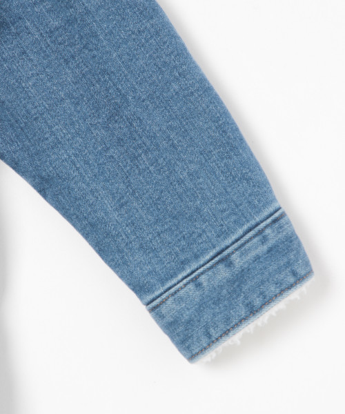 BAYFLOW（ベイフロー）の「[KIDS]ボアランチジャケット（ブルゾン・キッズ・オレンジ/クリアブルー/ベージュ・LARGE/MEDIUM/SMALL/XX-LARGE/X-LARGE）」の11枚目の写真