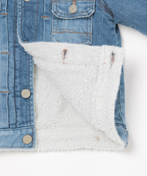 BAYFLOW（ベイフロー）の「[KIDS]ボアランチジャケット（ブルゾン・キッズ・オレンジ/クリアブルー/ベージュ・LARGE/MEDIUM/SMALL/XX-LARGE/X-LARGE）」の13枚目の写真