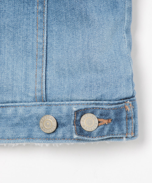 BAYFLOW（ベイフロー）の「[KIDS]ボアランチジャケット（ブルゾン・キッズ・オレンジ/クリアブルー/ベージュ・LARGE/MEDIUM/SMALL/XX-LARGE/X-LARGE）」の21枚目の写真