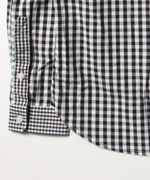 MASTER&Co（マスターアンドコー）の「MASTER&Co. / ＜WEB限定＞パネルギンガムチェック B.Dシャツ（シャツ/ブラウス・メンズ・ブラック・1/2/3/0）」の13枚目の写真