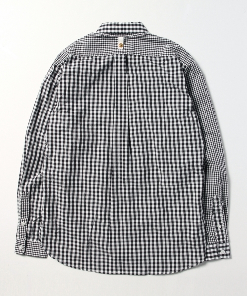MASTER&Co（マスターアンドコー）の「MASTER&Co. / ＜WEB限定＞パネルギンガムチェック B.Dシャツ（シャツ/ブラウス・メンズ・ブラック・1/2/3/0）」の15枚目の写真