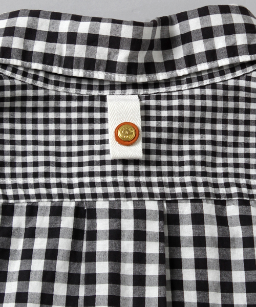 MASTER&Co（マスターアンドコー）の「MASTER&Co. / ＜WEB限定＞パネルギンガムチェック B.Dシャツ（シャツ/ブラウス・メンズ・ブラック・1/2/3/0）」の7枚目の写真