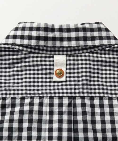 MASTER&Co（マスターアンドコー）の「MASTER&Co. / ＜WEB限定＞パネルギンガムチェック B.Dシャツ（シャツ/ブラウス・メンズ・ブラック・1/2/3/0）」の18枚目の写真
