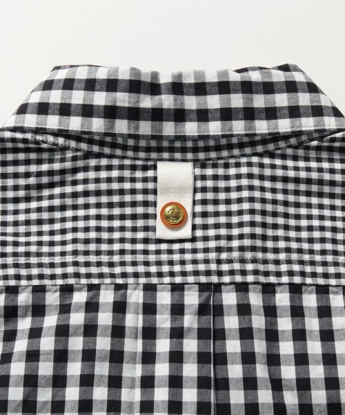 MASTER&Co（マスターアンドコー）の「MASTER&Co. / ＜WEB限定＞パネルギンガムチェック B.Dシャツ（シャツ/ブラウス・メンズ・ブラック・1/2/3/0）」の9枚目の写真