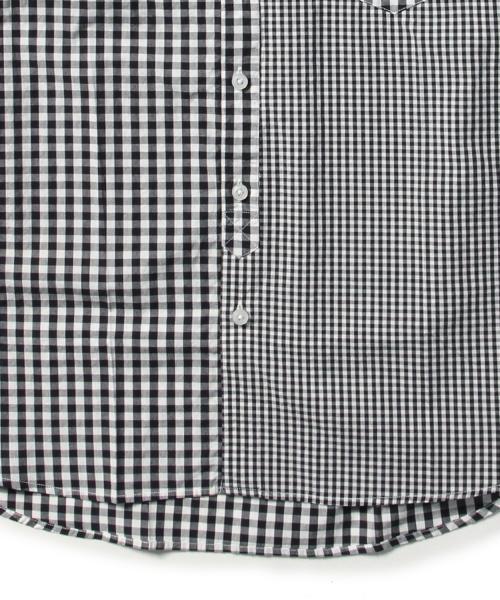 MASTER&Co（マスターアンドコー）の「MASTER&Co. / ＜WEB限定＞パネルギンガムチェック B.Dシャツ（シャツ/ブラウス・メンズ・ブラック・1/2/3/0）」の20枚目の写真