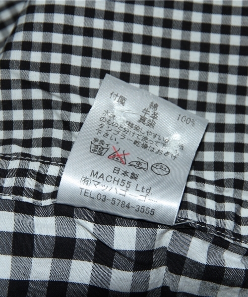 MASTER&Co（マスターアンドコー）の「MASTER&Co. / ＜WEB限定＞パネルギンガムチェック B.Dシャツ（シャツ/ブラウス・メンズ・ブラック・1/2/3/0）」の10枚目の写真