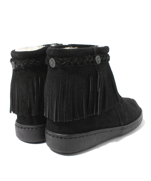 MELROSE claire（メルローズ クレール）の「【ミネトンカ】フリンジブーツ（ブーツ・レディース・ブラック/ブラウン・2/3/4）」の6枚目の写真