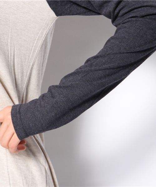 goa（ゴア）の「ネイティブアメリカンラグランTOP'S（Tシャツ/カットソー・レディース・グレー/ベージュ/ネイビー/モカ・FREE）」の9枚目の写真