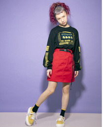 Candy Stripper | ODDBALL TEDDY L/S Tシャツ(Tシャツ/カットソー)