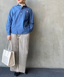 DANTON（ダントン）の「[DANTON/ダントン] シャンブレー丸襟プル