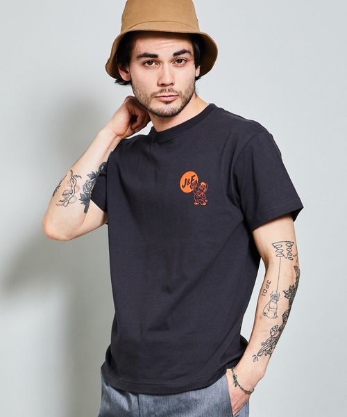 ROTAR(ローター)の「JFF Tee バックプリント(Tシャツ/カットソー・メンズ・ホワイト/スミクロ/オレンジ・LARGE/MEDIUM/SMALL/X-LARGE)」の4枚目の写真