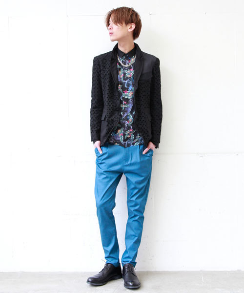 MIDWEST（ミッドウエスト）の「DIET  BUTCHER  SLIM  SKIN  NEWサルエルストレッチデニムパンツ（その他パンツ・メンズ・ブラック/ブルー/ダークブルー・1/2）」の13枚目の写真