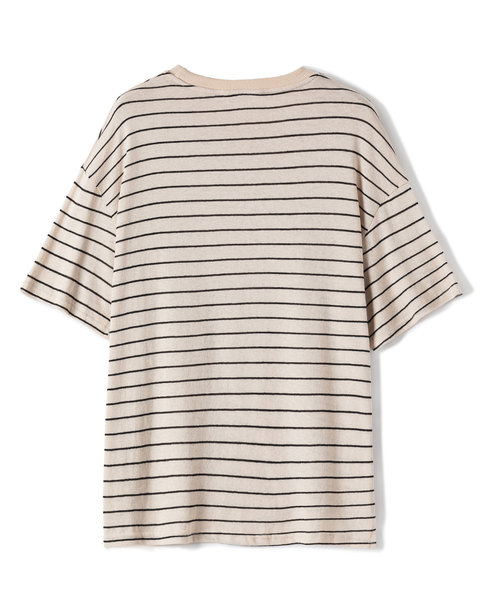 SAISON DE PAPILLON(セゾンドパピヨン)の「綿麻ナチュラルボーダープルオーバー(Tシャツ/カットソー・レディース・ベージュ/ホワイト・フリー)」の16枚目の写真