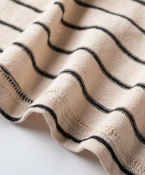 SAISON DE PAPILLON(セゾンドパピヨン)の「綿麻ナチュラルボーダープルオーバー(Tシャツ/カットソー・レディース・ベージュ/ホワイト・フリー)」の21枚目の写真