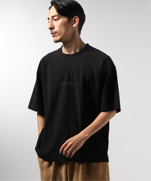 EDIFICE(エディフィス)の「LA BOUCLE / ラブ―クル メッセージプリントTシャツ(Tシャツ/カットソー・メンズ・ブラック/グレー・46/48)」の2枚目の写真