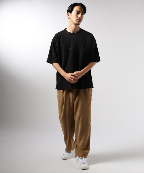 EDIFICE(エディフィス)の「LA BOUCLE / ラブ―クル メッセージプリントTシャツ(Tシャツ/カットソー・メンズ・ブラック/グレー・46/48)」の4枚目の写真