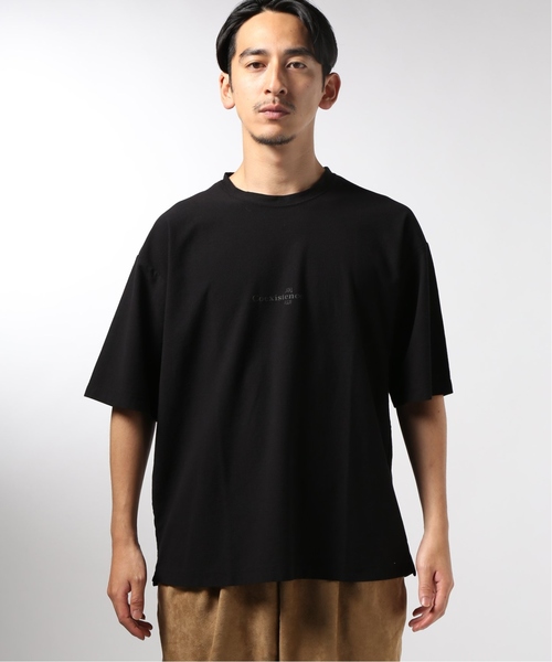 EDIFICE(エディフィス)の「LA BOUCLE / ラブ―クル メッセージプリントTシャツ(Tシャツ/カットソー・メンズ・ブラック/グレー・46/48)」の5枚目の写真