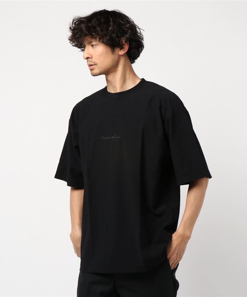 EDIFICE(エディフィス)の「LA BOUCLE / ラブ―クル メッセージプリントTシャツ(Tシャツ/カットソー・メンズ・ブラック/グレー・46/48)」の18枚目の写真