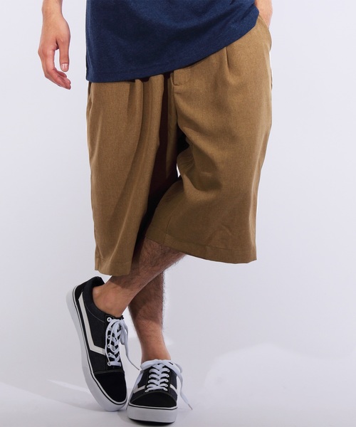 8(eight)(エイト)の「ワイド ショートパンツ ポリトロ(その他パンツ・メンズ・ブラック/チャコールグレー/オレンジ系その他/ベージュ/ネイビー・MEDIUM/LARGE/X-LARGE)」の4枚目の写真