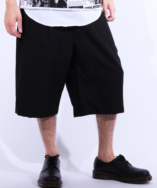 8(eight)(エイト)の「ワイド ショートパンツ ポリトロ(その他パンツ・メンズ・ブラック/チャコールグレー/オレンジ系その他/ベージュ/ネイビー・MEDIUM/LARGE/X-LARGE)」の2枚目の写真