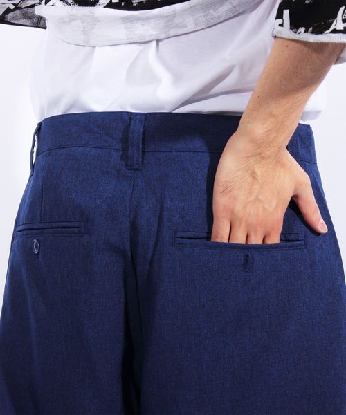 8(eight)(エイト)の「ワイド ショートパンツ ポリトロ(その他パンツ・メンズ・ブラック/チャコールグレー/オレンジ系その他/ベージュ/ネイビー・MEDIUM/LARGE/X-LARGE)」の21枚目の写真