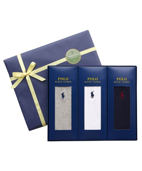 POLO RALPH LAUREN(�|�������t���[����)��POLO RALPH LAUREN �����|�C���g ���u�\�b�N�X 3���g ���̓��M�t�g�Z�b�g fdgift-plc30(�\�b�N�X/�C��)