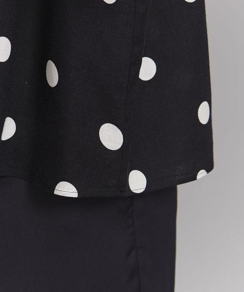 BEAUTY＆YOUTHユナイテッドアローズ　ドット バックリボンブラウス BEAUTY&YOUTH UNITED ARROWS（ビューティーアンドユース