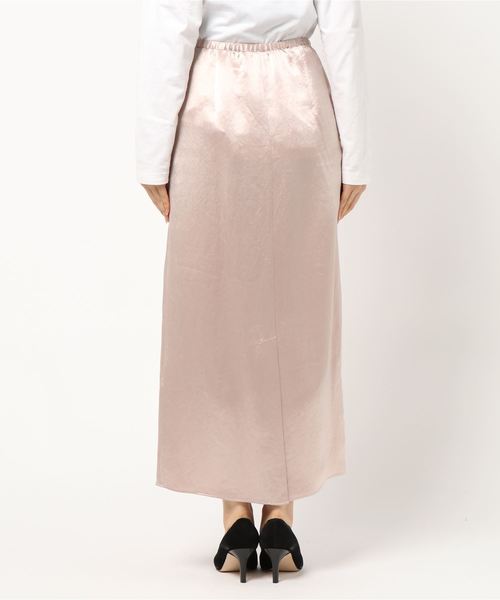 CASA FLINE ロングスカート CASA FLINE（カーサフライン）の「アセテートロングスカート