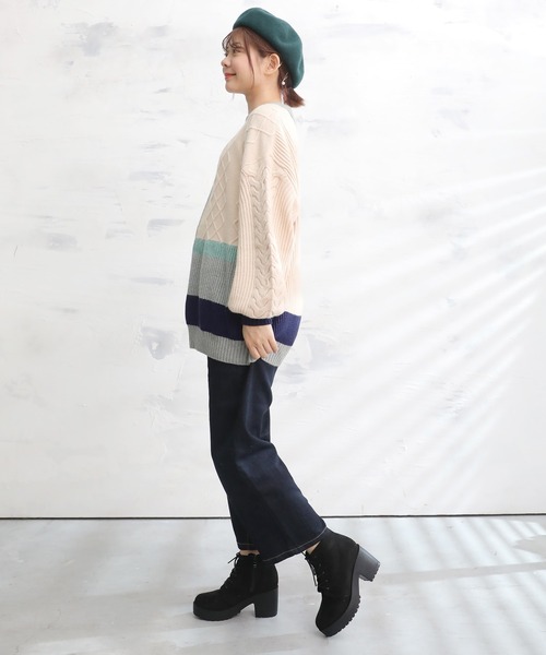 attagirl(アタガール)の「レースアップ ショートブーツ(ブーツ・レディース・ブラック/ブラック系その他/ブラウン系その他/ブラウン/ワインレッド/ベージュ系その他・LL/S/M/L)」の19枚目の写真