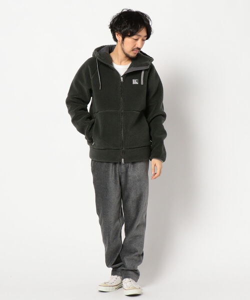 HELLY HANSEN（ヘリーハンセン）の「【HELLY HANSEN / ヘリーハンセン】ファイバーパイル Hoodie Jacket（ブルゾン・メンズ・ブラック/ネイビー/アーミー・M/L）」の9枚目の写真