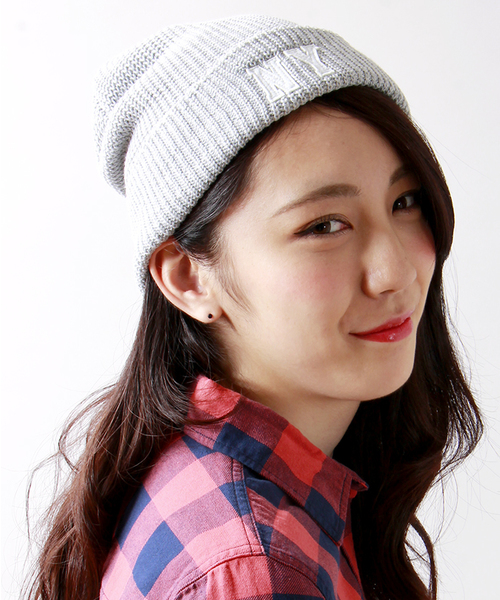 WEGO(ウィゴー)の「WEGO/NYニットキャップ(ニットキャップ/ビーニー・メンズ・ホワイト/ブラック/杢グレー/ネイビー/レッド/ワイン・FREE)」の4枚目の写真