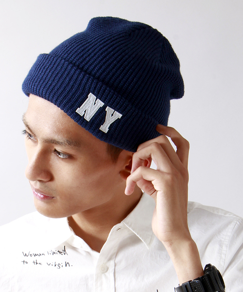 WEGO(ウィゴー)の「WEGO/NYニットキャップ(ニットキャップ/ビーニー・メンズ・ホワイト/ブラック/杢グレー/ネイビー/レッド/ワイン・FREE)」の19枚目の写真