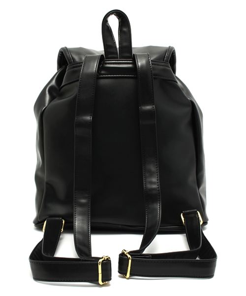 WEGO（ウィゴー）の「WEGO/フラップリュック（バックパック/リュック・レディース・ブラック/ダークグリーン/キャメル/ワイン・FREE）」の7枚目の写真