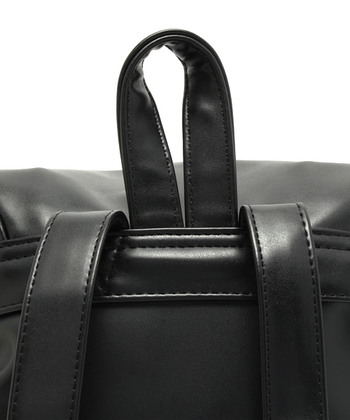 WEGO（ウィゴー）の「WEGO/フラップリュック（バックパック/リュック・レディース・ブラック/ダークグリーン/キャメル/ワイン・FREE）」の9枚目の写真