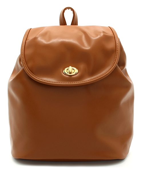 WEGO（ウィゴー）の「WEGO/フラップリュック（バックパック/リュック・レディース・ブラック/ダークグリーン/キャメル/ワイン・FREE）」の14枚目の写真