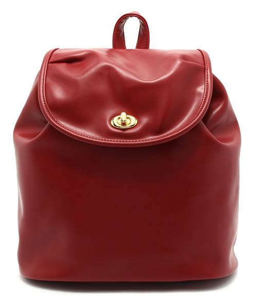 WEGO（ウィゴー）の「WEGO/フラップリュック（バックパック/リュック・レディース・ブラック/ダークグリーン/キャメル/ワイン・FREE）」の17枚目の写真