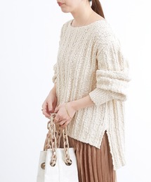 ADAM ET ROPE' | スラブコットンプルオーバー(ニット/セーター)