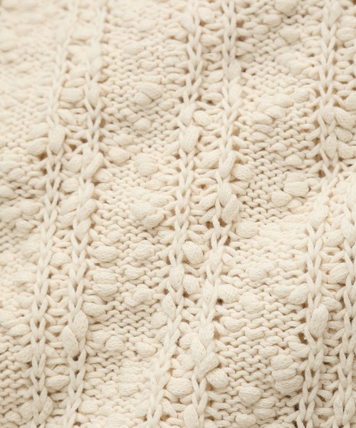 ADAM ET ROPE'（アダムエロペ）の「スラブコットンプルオーバー（ニット/セーター・レディース・チャコールグレー/ベージュ系その他3・FREE）」の14枚目の写真