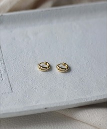 ラウンド フープ ミニ ピアス