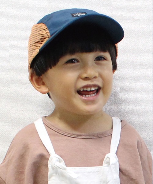 GRIN BUDDY（グリンバディ）の「【GRIN BUDDY / グリンバディ】サイドメッシュキャップ / Kids Gear Jet Cap（キャップ・キッズ・ネイビー/カーキ/ブラック/ベージュ・54cm/52cm）」の4枚目の写真