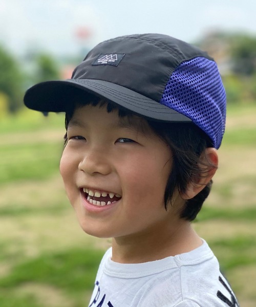 GRIN BUDDY（グリンバディ）の「【GRIN BUDDY / グリンバディ】サイドメッシュキャップ / Kids Gear Jet Cap（キャップ・キッズ・ネイビー/カーキ/ブラック/ベージュ・54cm/52cm）」の12枚目の写真