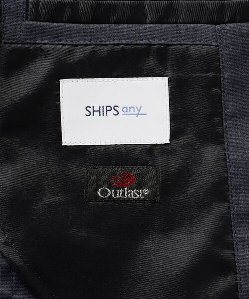 SHIPS any（シップス エニィ）の「SHIPS any: 《洗濯 可能》エアリーハイブリット セットアップ対応 ラミー ジャケット（テーラードジャケット・メンズ・チャコールグレー/ネイビー/ロイヤルブルー・SMALL/MEDIUM/LARGE/X-LARGE）」の12枚目の写真