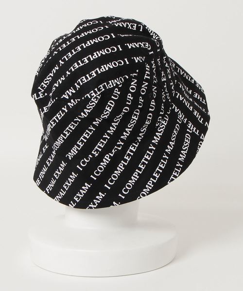 WEGO（ウィゴー）の「WEGO/総柄ロゴバケットハット（ハット・レディース・ホワイト/ブラック・FREE）」の13枚目の写真