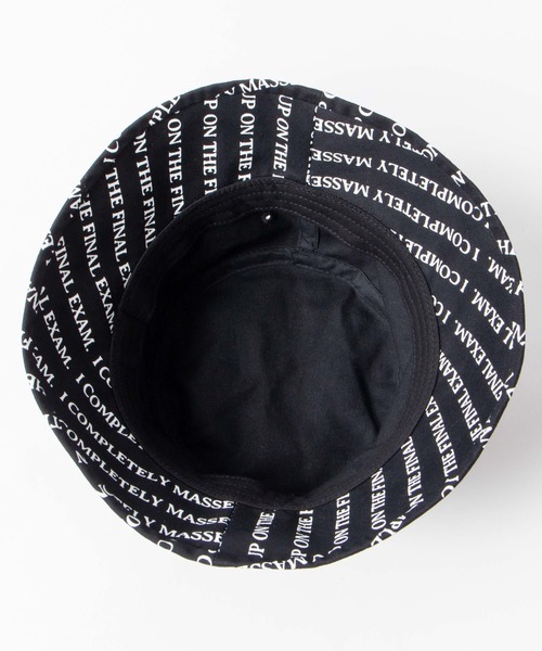 WEGO（ウィゴー）の「WEGO/総柄ロゴバケットハット（ハット・レディース・ホワイト/ブラック・FREE）」の7枚目の写真