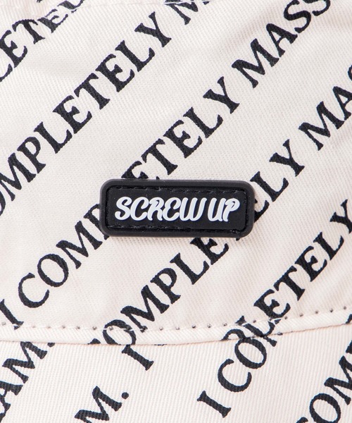 WEGO（ウィゴー）の「WEGO/総柄ロゴバケットハット（ハット・レディース・ホワイト/ブラック・FREE）」の8枚目の写真